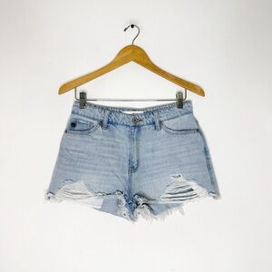 KanCan Distressed Denim Cutoff Shorts Women’s Size Medium – Style KC7259L